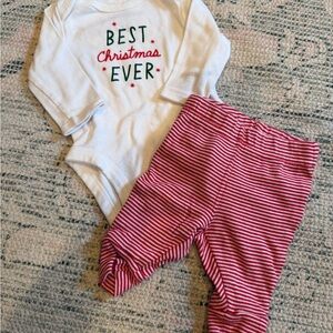 Best Christmas Ever Baby Outfit